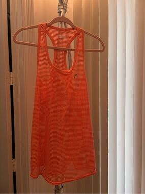 Head Orange Sheer Racerback Tank